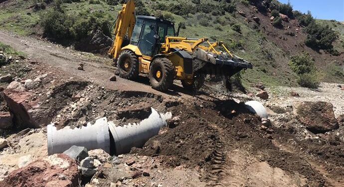 YAYLA YOLLARINDA HUMMALI ÇALIŞMA