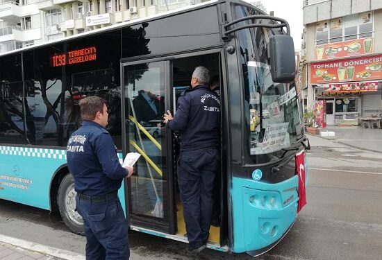 Zabıta ekiplerinin koronavirüs mesaisi sürüyor