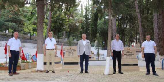 Başkan Şahin şehitlerimizi unutmadı