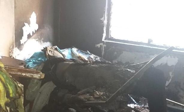 Mahmutlar 3 bina kül oldu