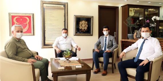 Yücel kurum müdürlerini ağırladı