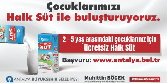 Büyükşehir’den binlerce çocuğa ücretsiz süt