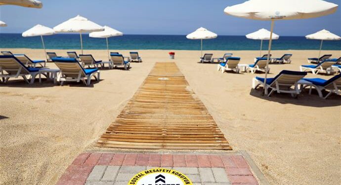 ALANYA PLAJLARI COVİD-19’A HAZIR