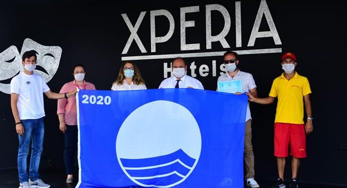 ALANYA’NIN MAVİ BAYRAKLI İLK TESİS PLAJI XPERIA SARAY BEACH HOTEL OLDU