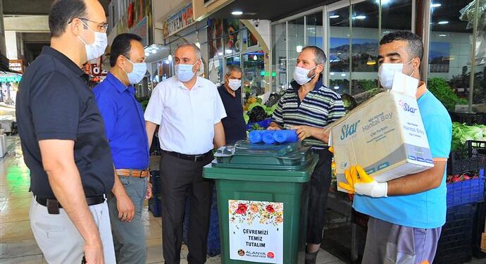 Hal esnafı için çöp düzenlemesi