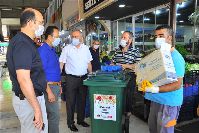 HAL ESNAFI İÇİN ÇÖP DÜZENLEMESİ