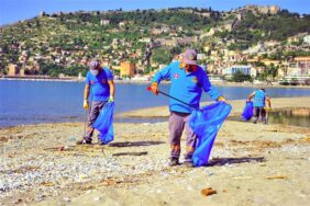 ALANYA BELEDİYESİ TEMİZLİK EKİBİ 7/24 GÖREV BAŞINDA