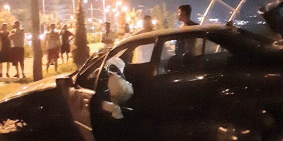 Mahmutlar’da feci kaza