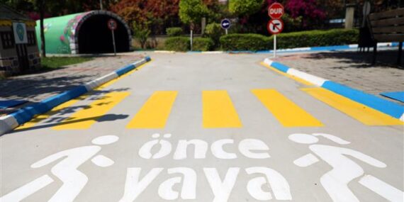 TRAFİK EĞİTİM PARKI YENİLENEN YÜZÜYLE HİZMETE AÇILIYOR