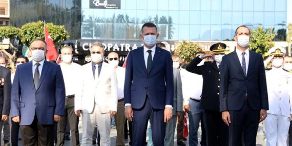 30 Ağustos zaferi Alanya’da törenle kutlandı