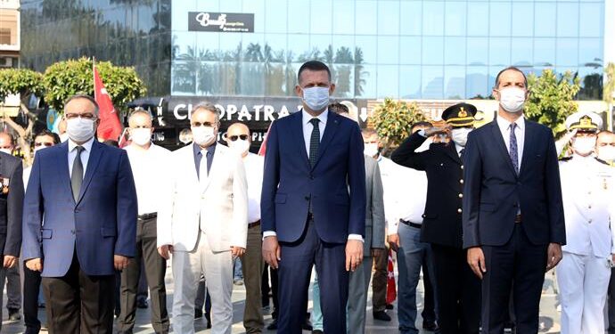 30 Ağustos zaferi Alanya’da törenle kutlandı