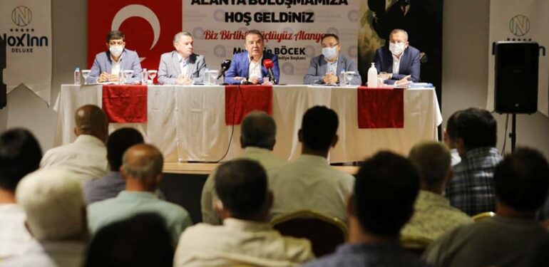 Başkan Böcek’ten Alanya’ya 380 milyon TL yatırım sözü