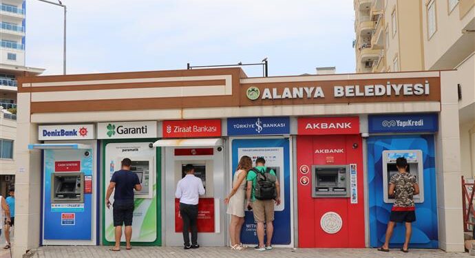 Alanya’da Bankamatiklerin sayısı artıyor
