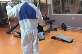 SPOR TESİSLERİNDE RUTİN DEZENFEKTE İŞLEMLERİ YAPILDI