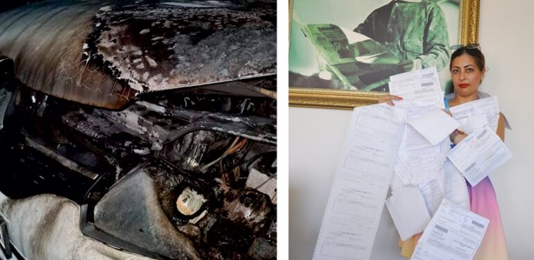 Şok haber!  Mahmutlar’da araç kundaklandı…