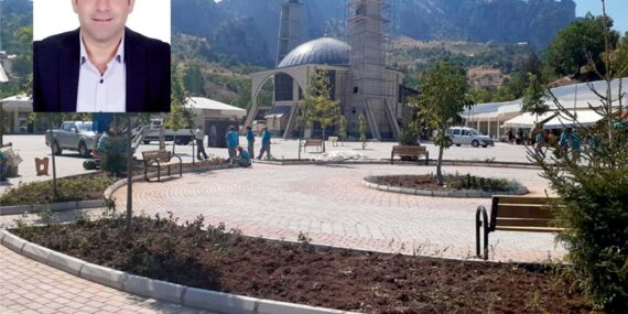 Çayarası yaylasında peyzaj çalışması..