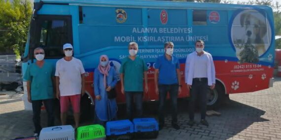 ALANYA BELEDİYESİ 1 AYDA 212 HAYVANI TEDAVİ ETTİ