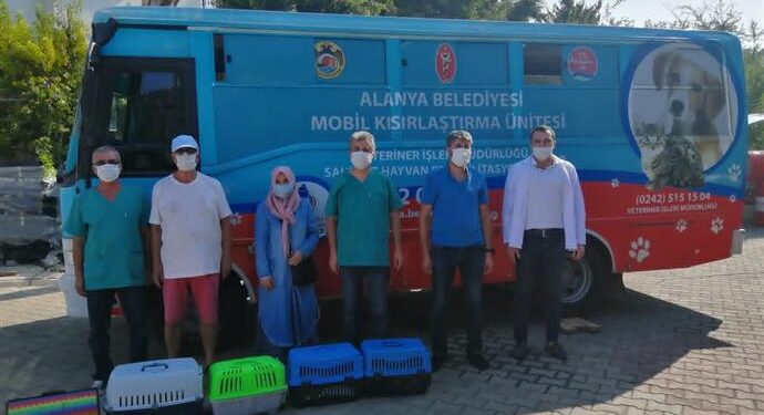 ALANYA BELEDİYESİ 1 AYDA 212 HAYVANI TEDAVİ ETTİ