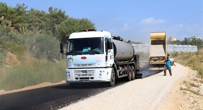 ALANYA BELEDİYESİ’NDEN BATI MAHALLELERİNDE ASFALT ATAĞI