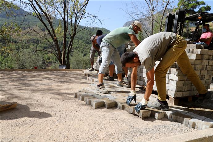 ALANYA BELEDİYESİ’NDEN KIRSAL MAHALLELERE HİZMET ATAĞI