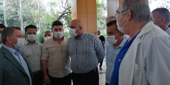 Karadağ ve ekibi Böcek Başkan için Antalya’da