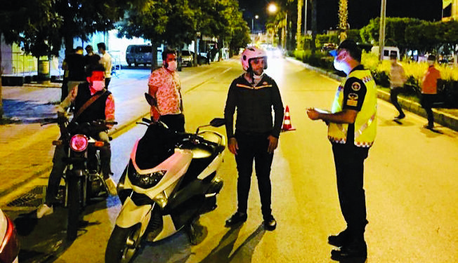 Mahmutlar’da motorlara sıkı denetim