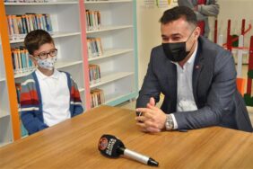 BAŞKAN YÜCEL KİTAP KURTLARINI AĞIRLADI