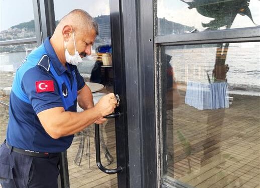 COVİD-19 KURALLARINA UYMAYAN İŞLETME MÜHÜRLENDİ
