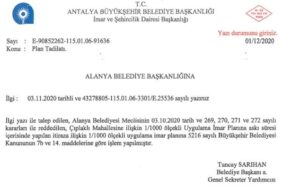 ÇIPLAKLI UYGULAMA İMAR PLANINDA SORUN KALMADI