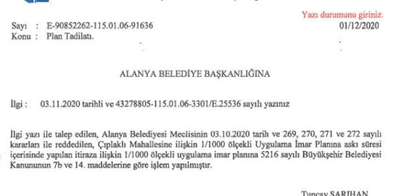 ÇIPLAKLI UYGULAMA İMAR PLANINDA SORUN KALMADI