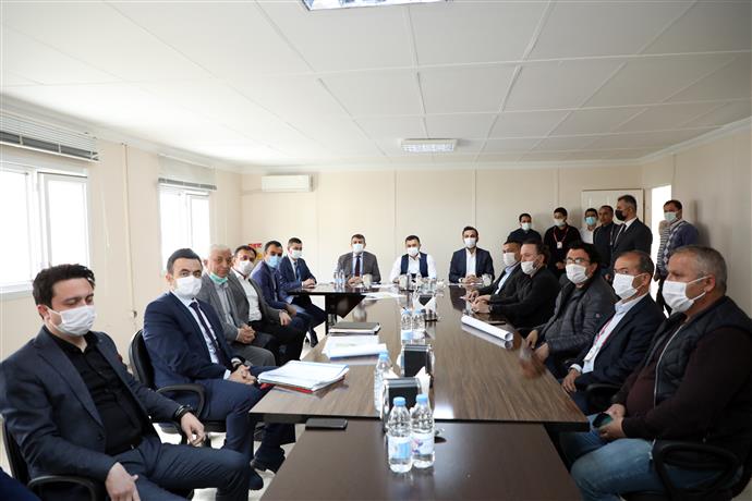 BAŞKAN YÜCEL’DEN YENİ ÇEVRE YOLU İÇİN ORTAK ÇALIŞMA