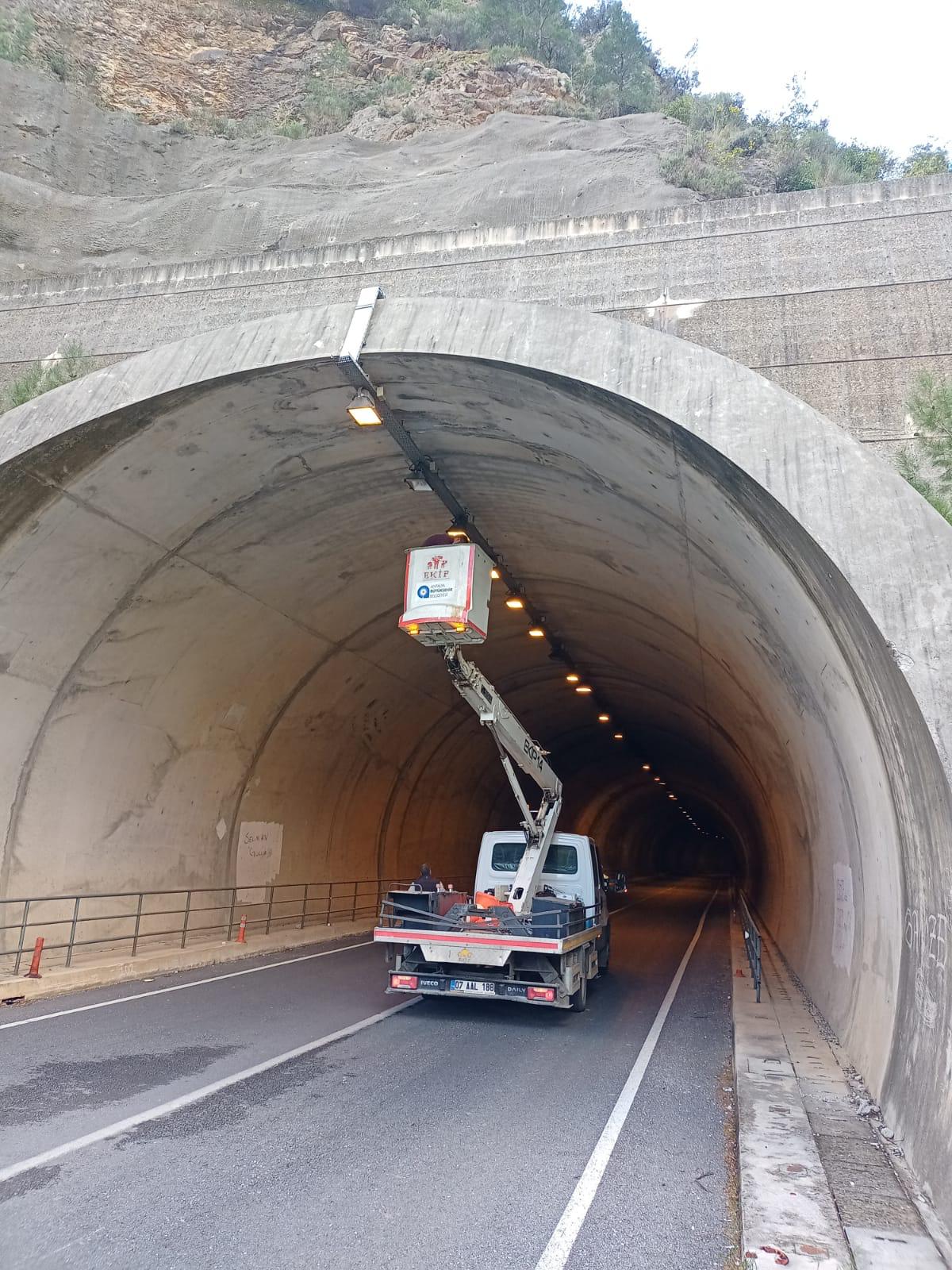 Dimçayı Tüneli Aydınlandı…