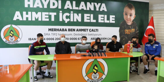 Alanyaspor’dan Ahmet’imize dev destek