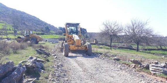 KIRSALDA ÇALIŞMALAR ARALIKSIZ SÜRÜYOR