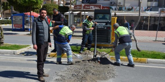 Mahmutlar’daki sinyalizasyon sorunu çözülüyor.