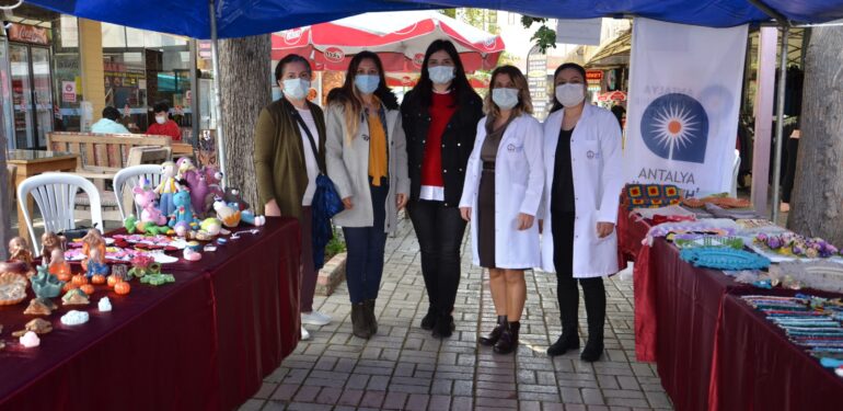 Alanya ATASEM’den SMA hastası Ahmet bebeğe destek