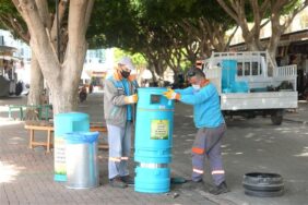 ALANYA BELEDİYESİ TEMİZLİK İŞLERİ ÇALIŞIYOR TÜM MAHALLELERDE TEPEGÖZLER YENİLENİYOR