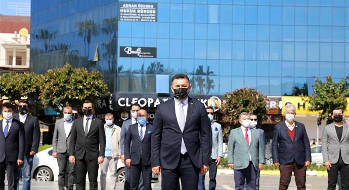 ALANYA’DA 23 NİSAN TÖRENLE KUTLANDI