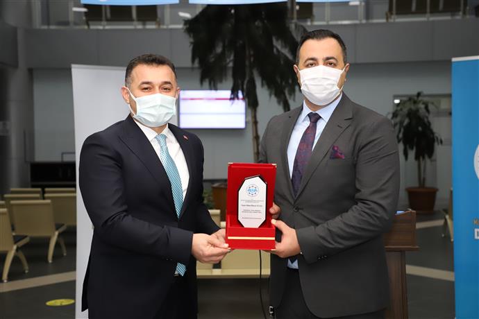 ALKÜ’DEN BAŞKAN YÜCEL’E HİZMET TEŞEKKÜRÜ