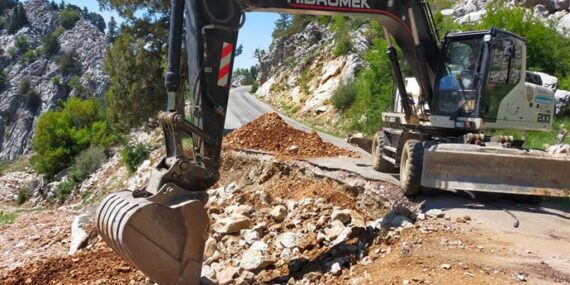 ALANYA BELEDİYESİ GÜMÜŞKAVAK-SÖĞÜT YOLUNU AÇTI