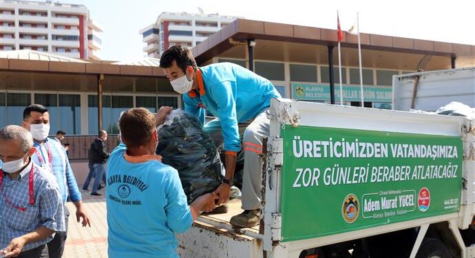 BAŞKAN YÜCEL’DEN HEM ÜRETİCİYE HEM VATANDAŞA DESTEK BAŞKAN YÜCEL; “ÇİFTÇİMİZDEN ÜRÜNLERİ SATIN ALIP, ÜCRETSİZ DAĞITIYORUZ”