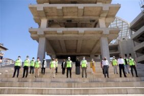 YENİ BELEDİYE HİZMET BİNASI İNŞAATINDA ÇALIŞMALAR HIZLANDI BAŞKAN YÜCEL:  “KABA İNŞAATI TAMAMLANDI, SONA DOĞRU YAKLAŞIYORUZ”