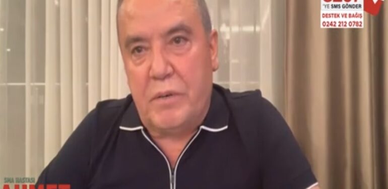 Başkan Böcek’ten SMA hastası Ahmet bebeğe destek  