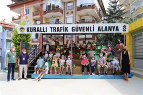 ALANYA BELEDİYESİ TRAFİK EĞİTİM PARKI EĞİTİMLERİNE YENİDEN BAŞLADI