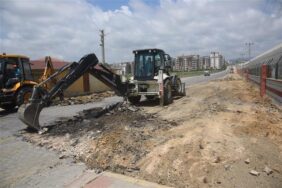 ALANYA BELEDİYESİ’NDEN BİR İLK DAHA SIKIŞTIRILMIŞ BETON YOL İLK DEFA BİR CADDEDE UYGULANIYOR