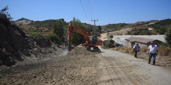 TOSLAK ÇATALİŞAM YOLU GENİŞLETİLİYOR