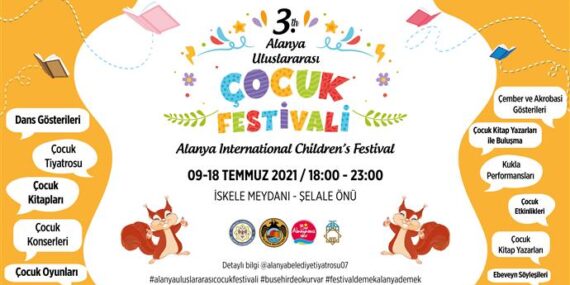 3. ALANYA ULUSLARARASI ÇOCUK FESTİVALİ BAŞLIYOR