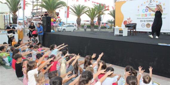 3. Alanya Uluslararası çocuk festivali sona erdi