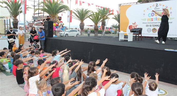 3. Alanya Uluslararası çocuk festivali sona erdi