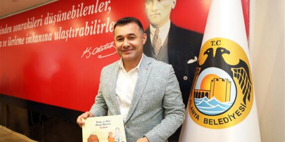ALANYA BELEDİYESİ’NİN YENİ KİTABI “YAMAN VE BAL’IN ALANYA MACERASI-KIZILKULE” BAŞKAN YÜCEL TARAFINDAN TANITILDI